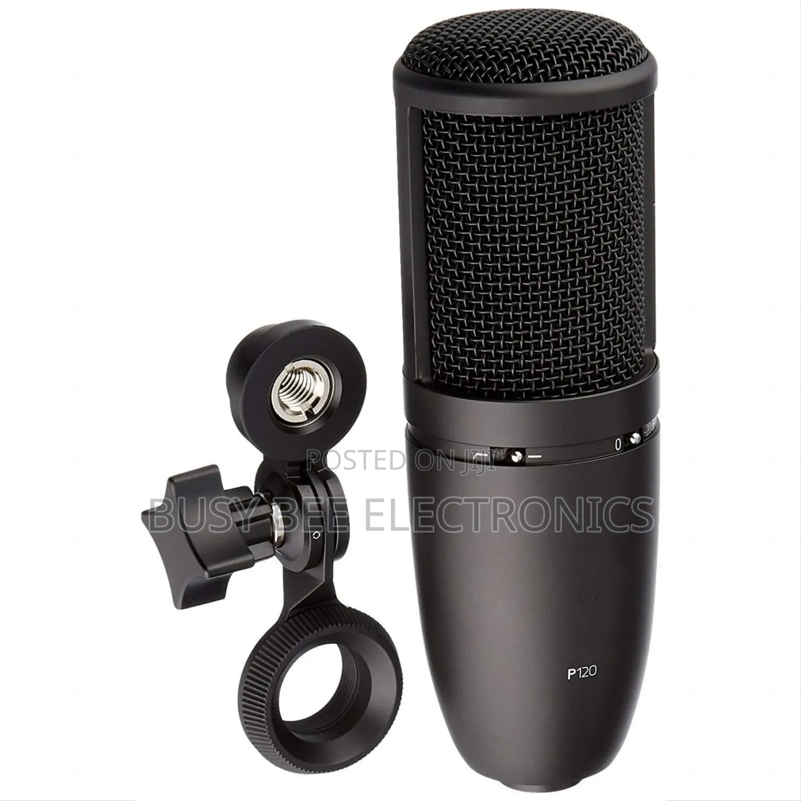 P120 Condenser Microphone-Cardioid Noise Cancelling Led Lights Wired