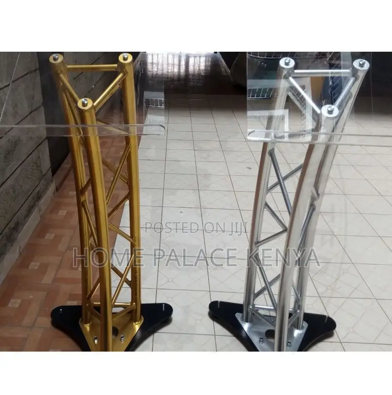 Event Podium: Portable Aluminum Alloy Presentation Podium