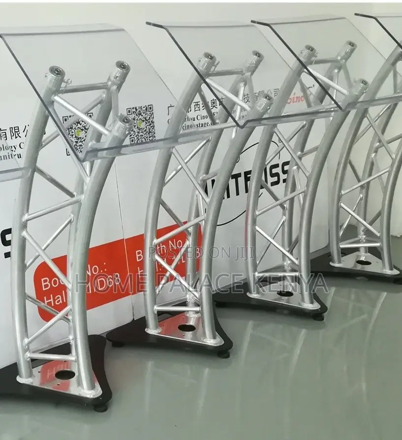 Event Podium: Portable Aluminum Alloy Presentation Podium