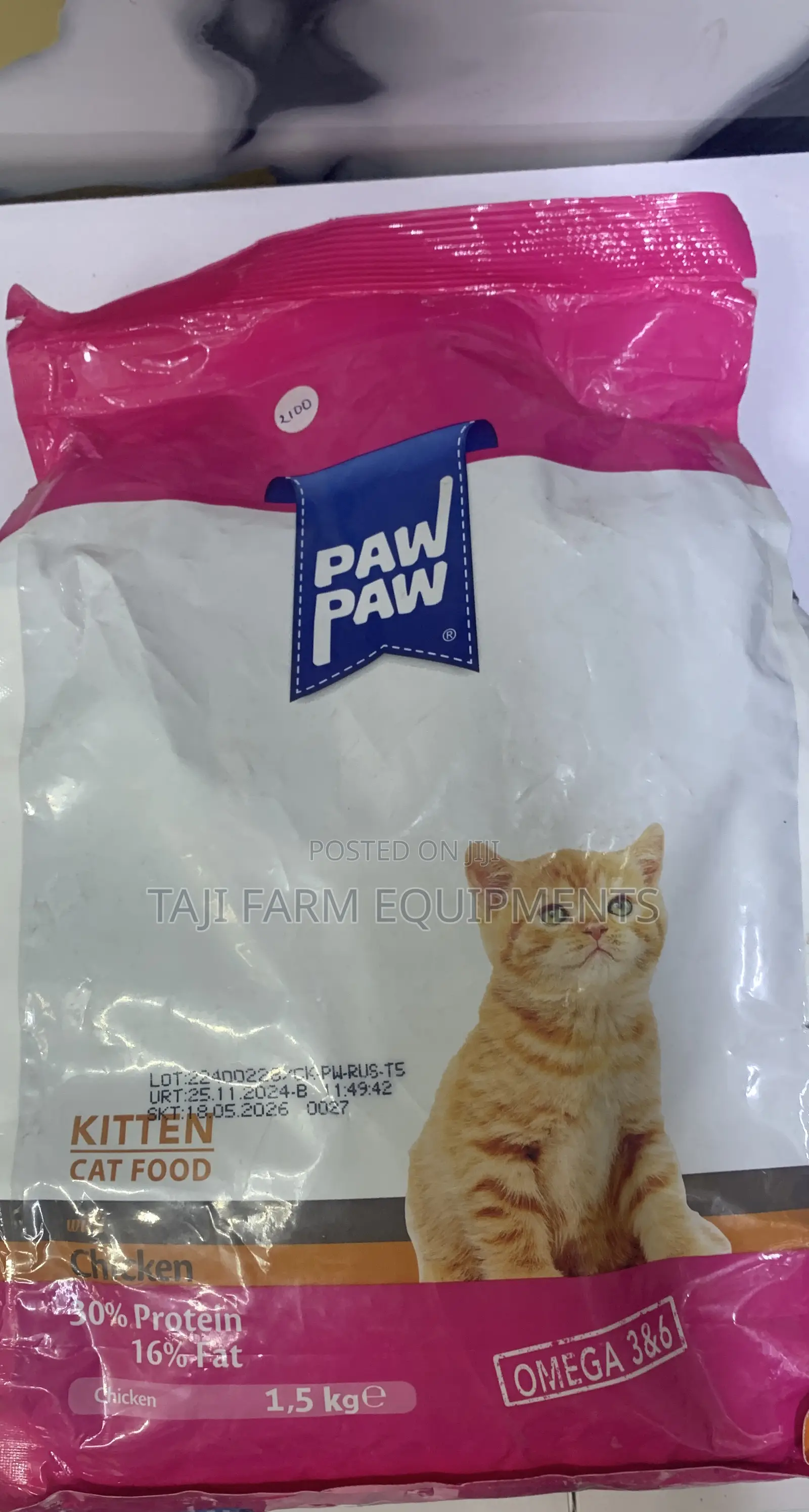 Paw Paw Kitten Cat Food With Chicken