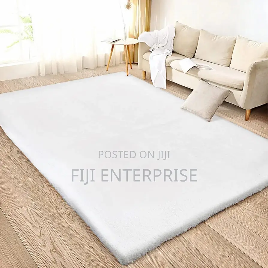 Modern Luxury Nordic Rabbit Fur Carpet – 6×7 Ft | Ultra-Soft |