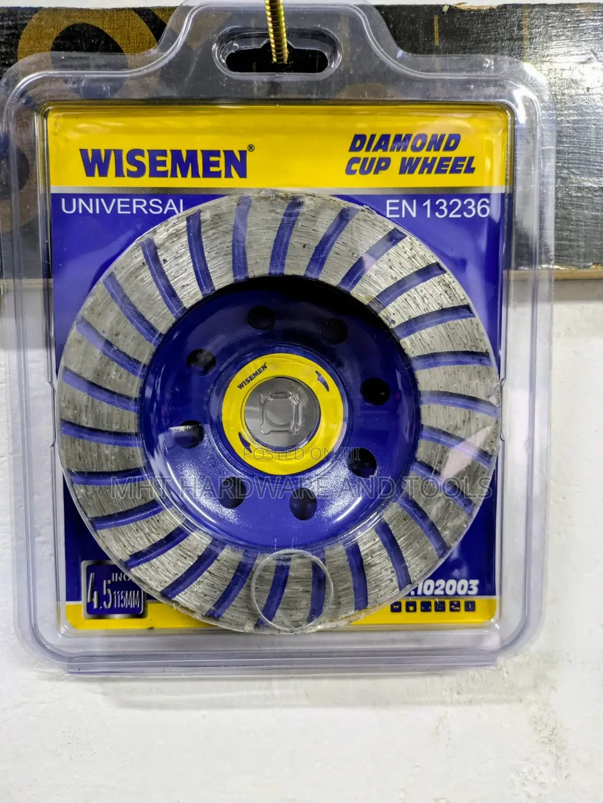 Diamond Cup Wheel 4.5" Turbo