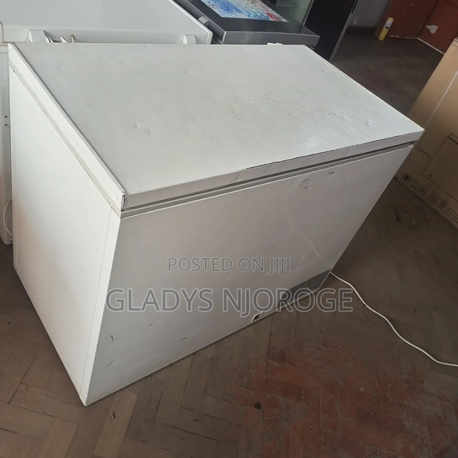 White Ex Uk Freezer Fridge