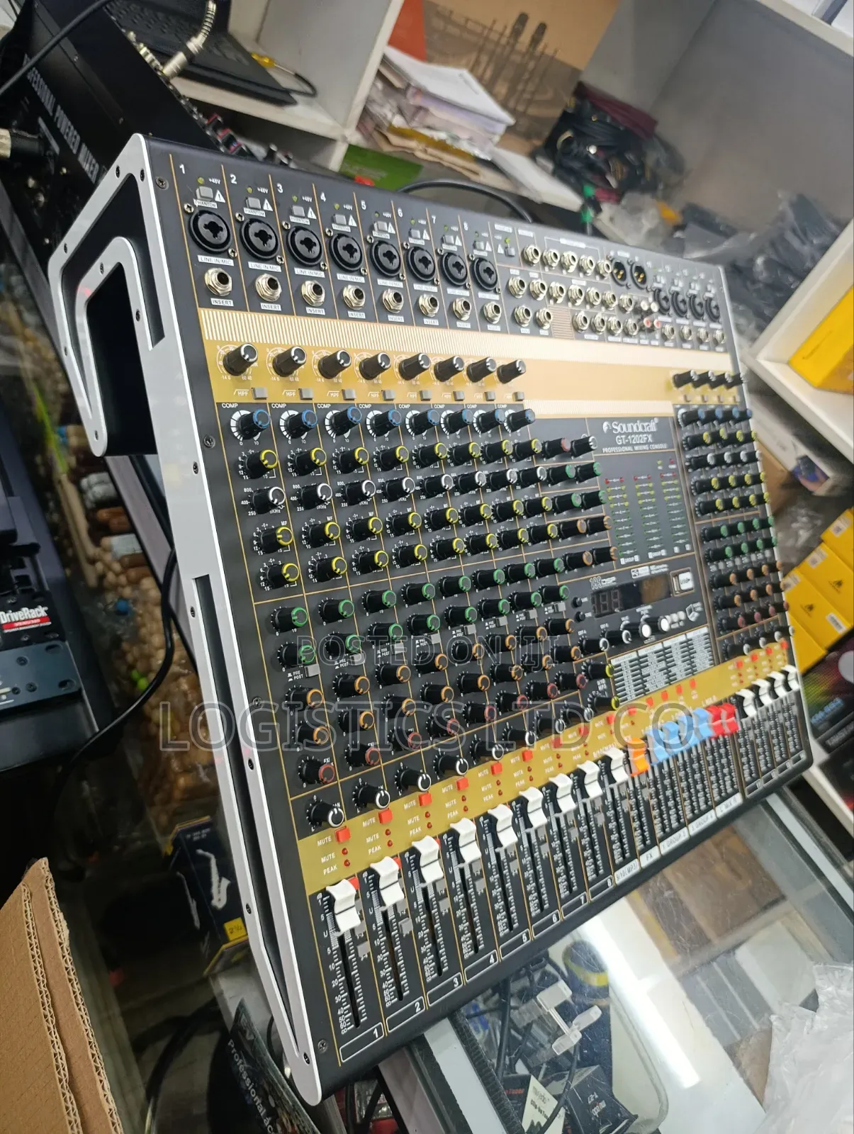 Soundcraft 12-Channel Analog, "Plain Mixer" (Passive) Mixing Console.