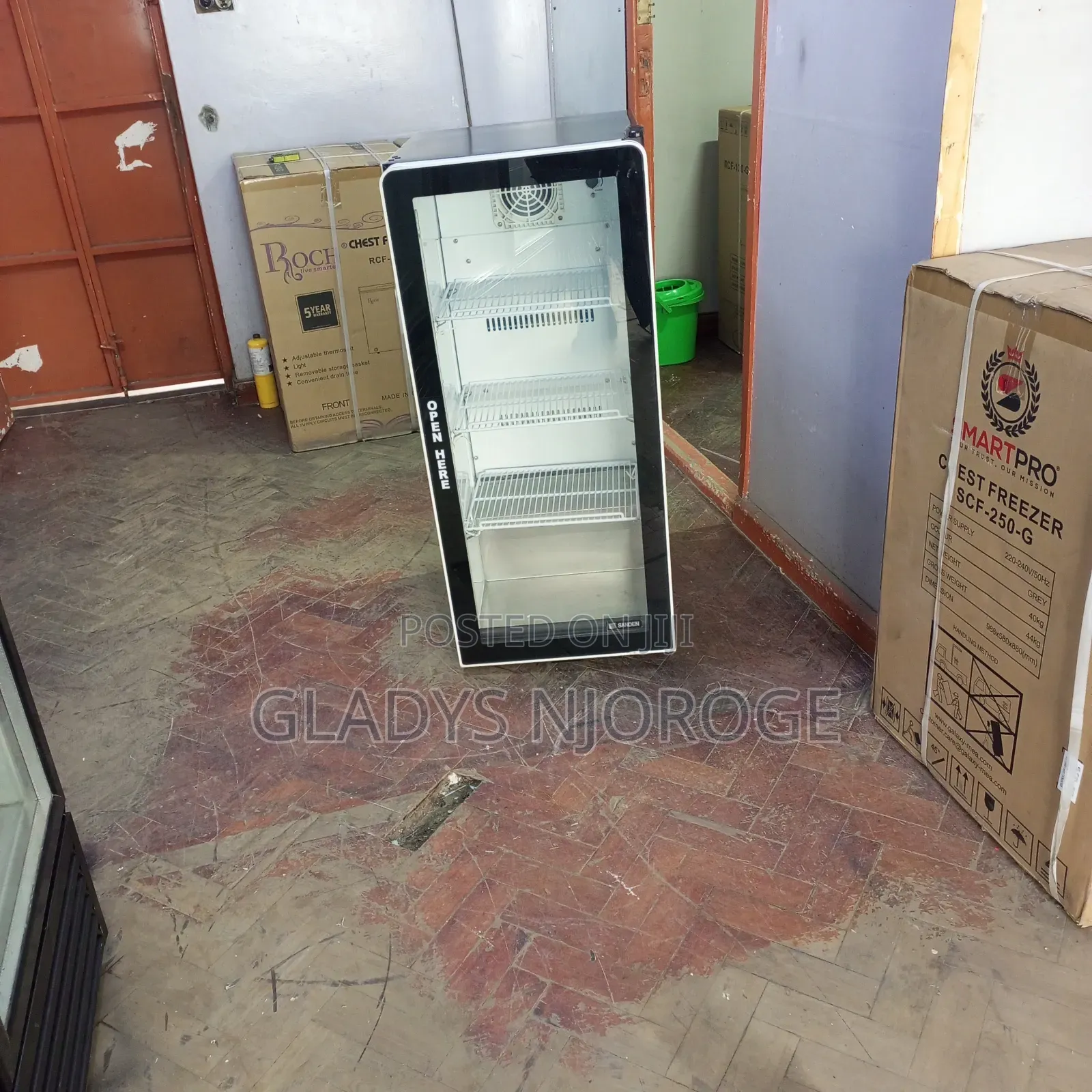 Medium Black Sanden Fridge