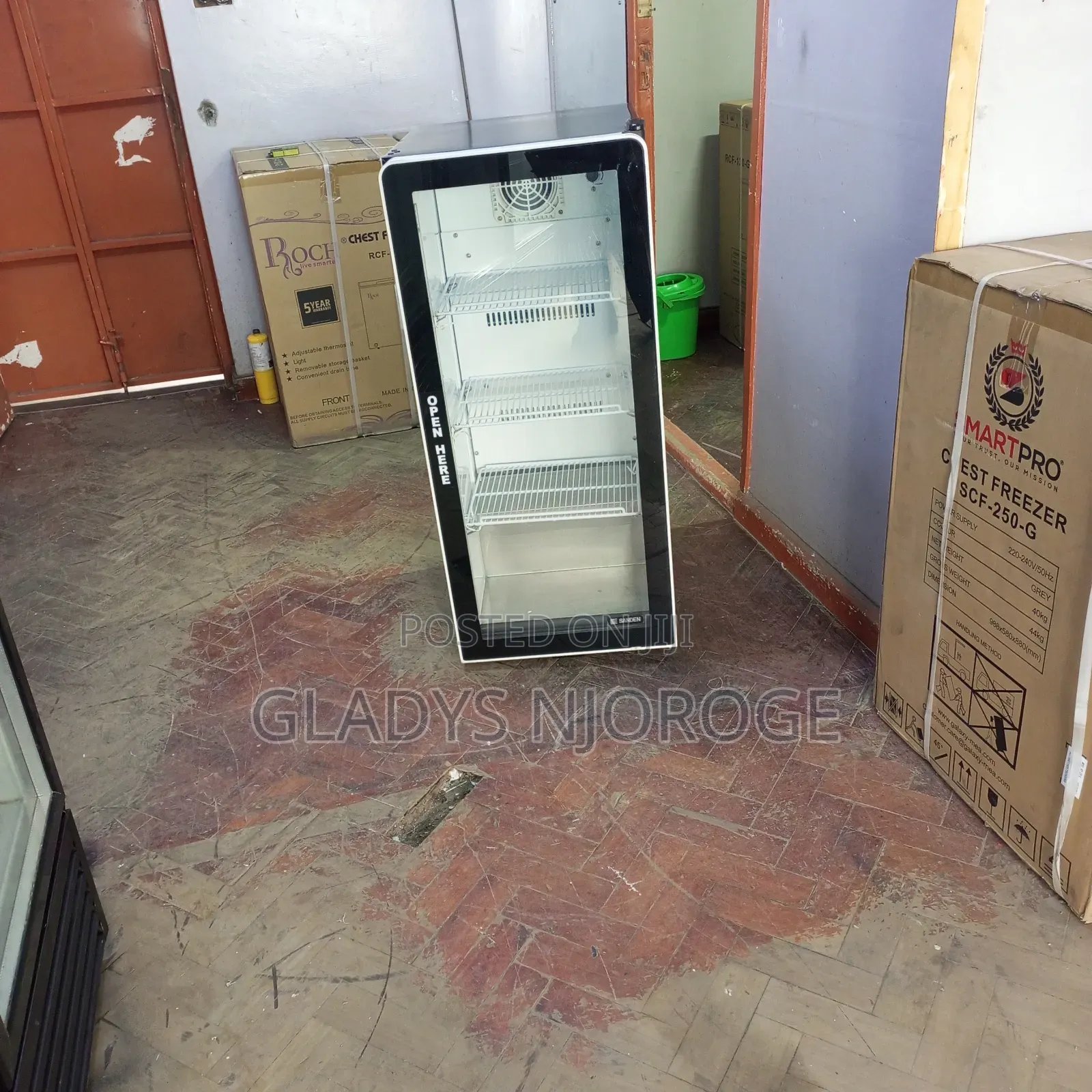 Medium Black Sanden Fridge