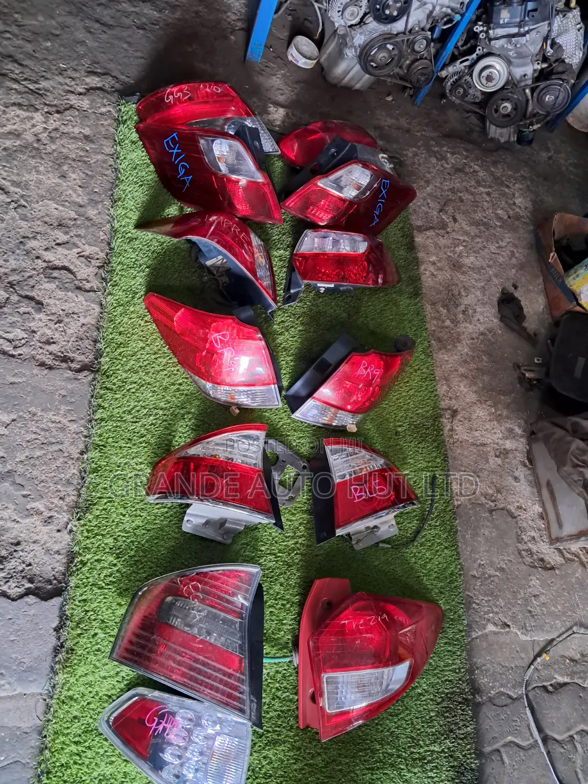 Br9,Exiga,Gp7,Bl5,Gh3,Trezia Taillights