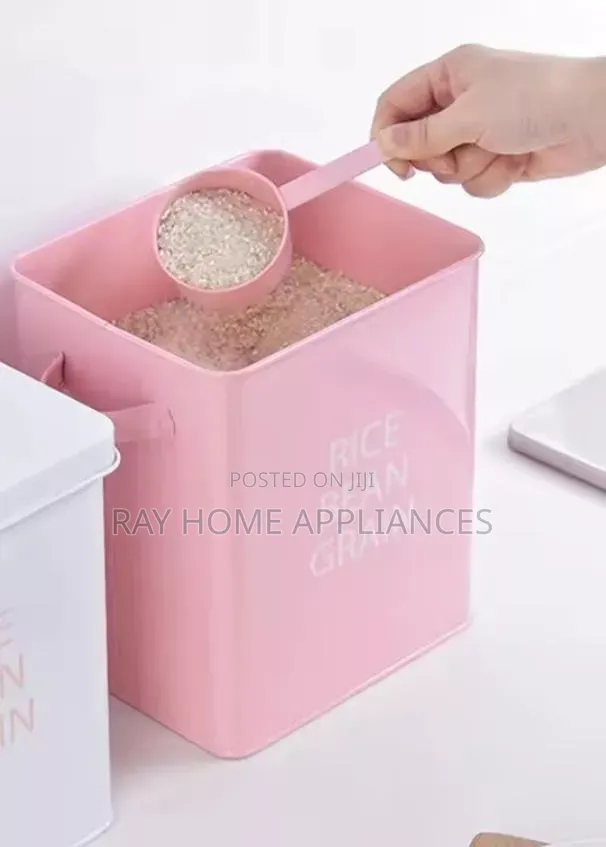 Square Metallic Storage Box Laundry Detergent/Powder/Food Freshness