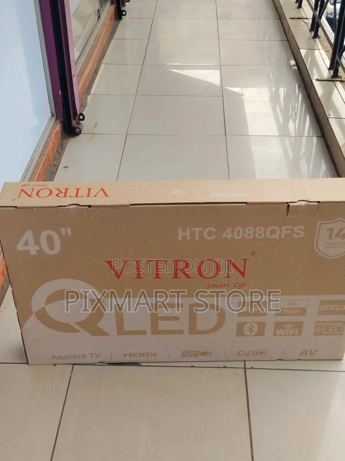 Vitron 40” Smart Qled Tv With Wifi Bluetooth