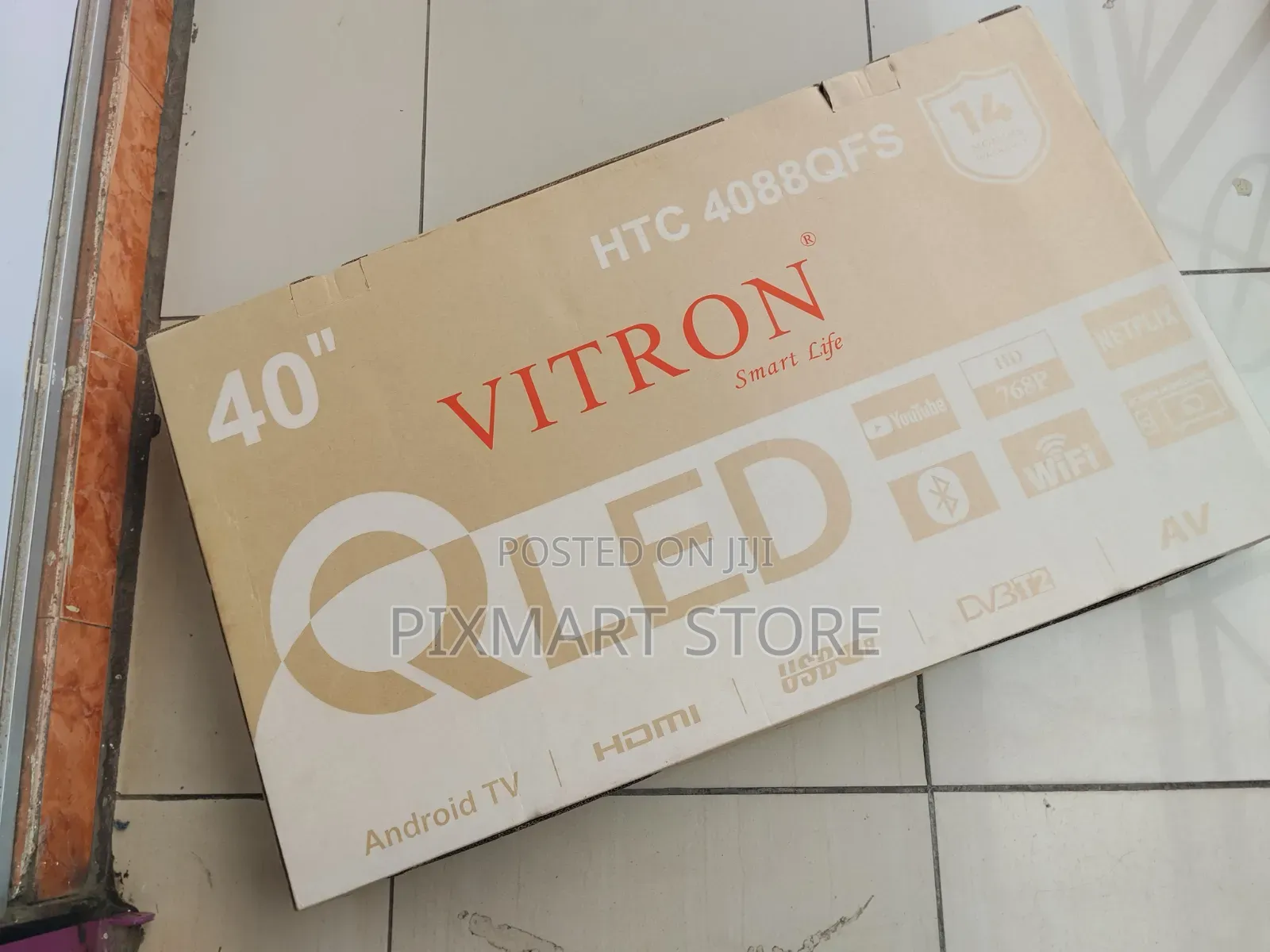 Vitron 40 Inch Frameless Qled Smart Android Television