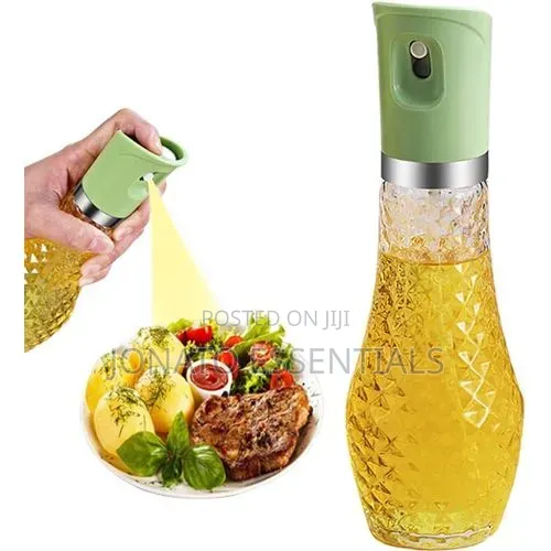 Cooking Oil Spray Bottle 260ml Glass Oil Sprayer Dispenser