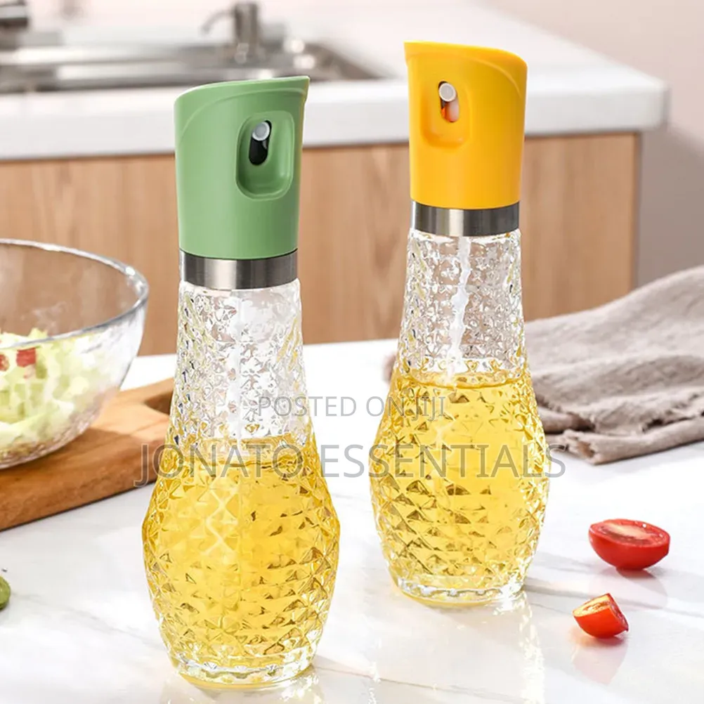 Cooking Oil Spray Bottle 260ml Glass Oil Sprayer Dispenser