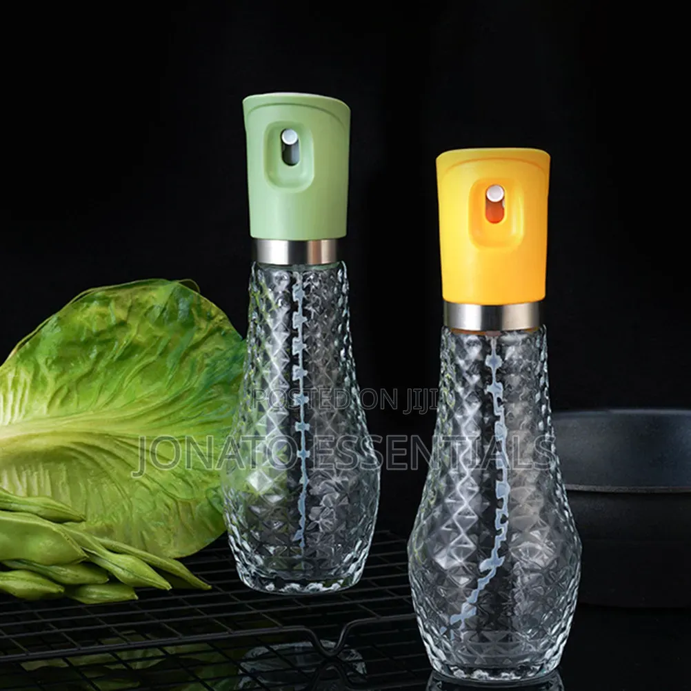 Cooking Oil Spray Bottle 260ml Glass Oil Sprayer Dispenser