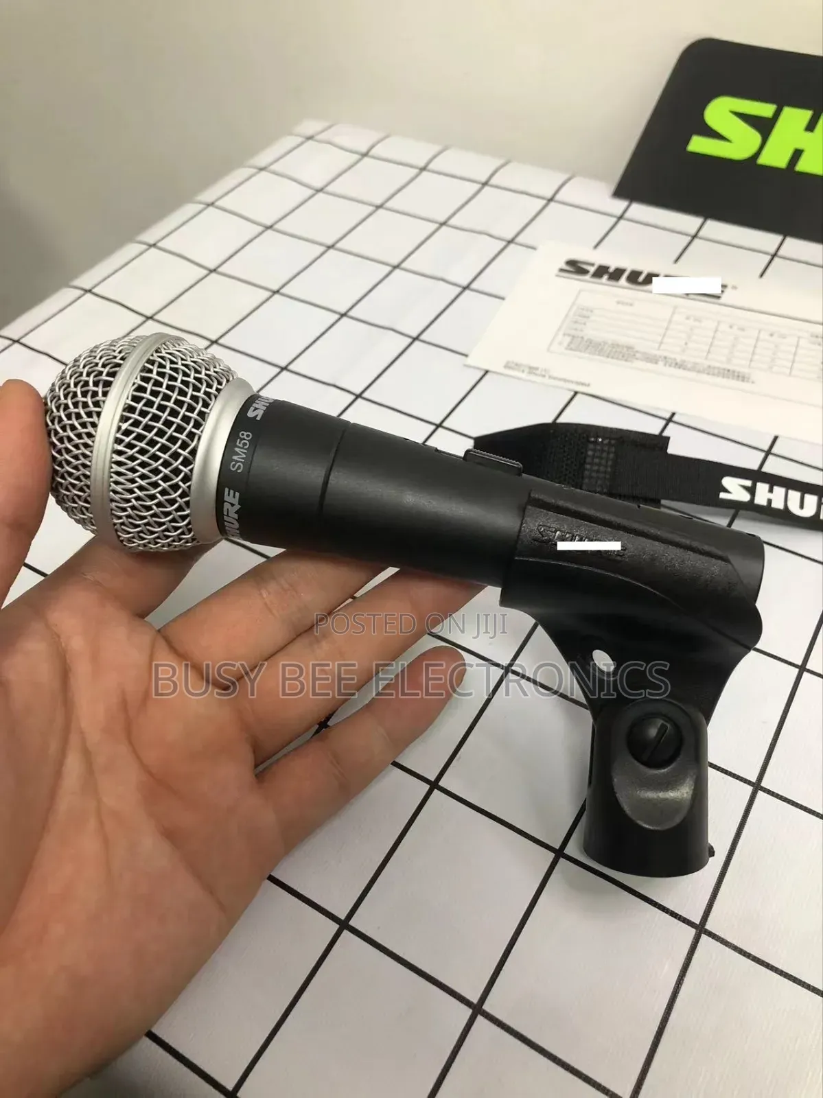 Sm58s Dynamic Handheld Microphone With Cardioid Pattern