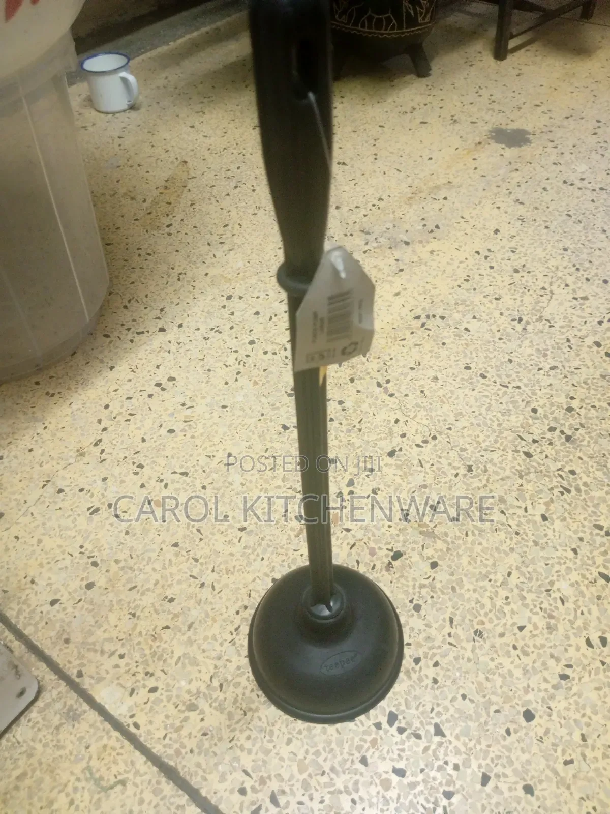 Sink and Toilet Plunger With Wooden Handle/ Toilet