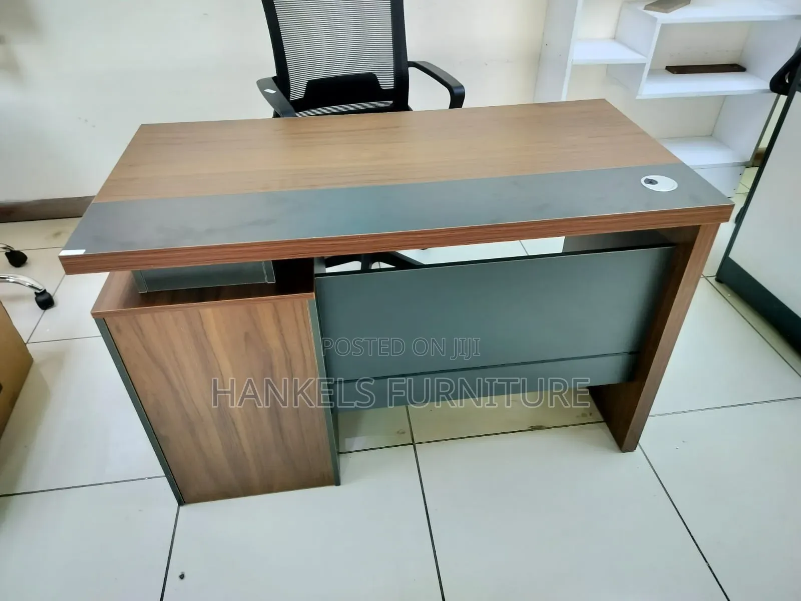 1.2m Executive Office Study Desk – Space-Saving Professional Work Desk