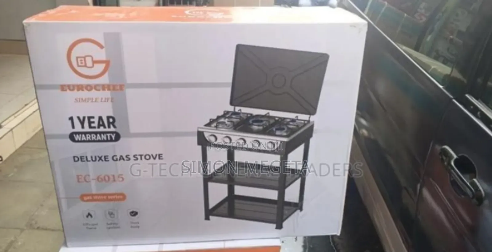 Newly Restocked Eurochef 5 Burner Cooker With Shelves