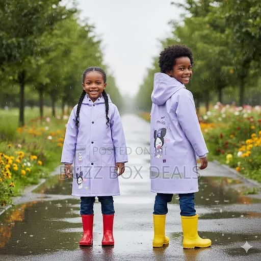 Kids Cartoon Themed Rain Coats