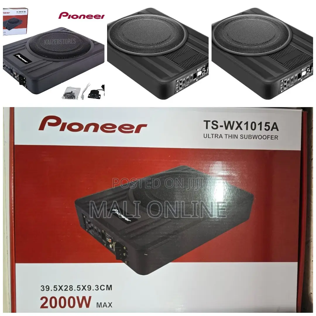 Pioneer Ts-wx1015a Ultra Thin Active Car Subwoofer 150w Rms 2000w Max