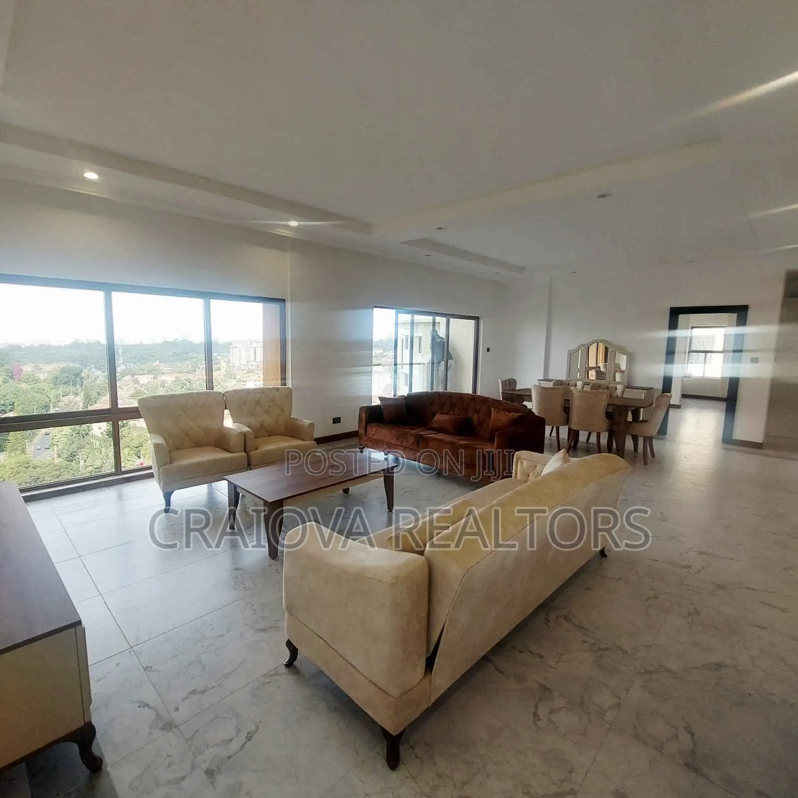 Furnished 3bdrm Apartment in Kileleshwa for rent