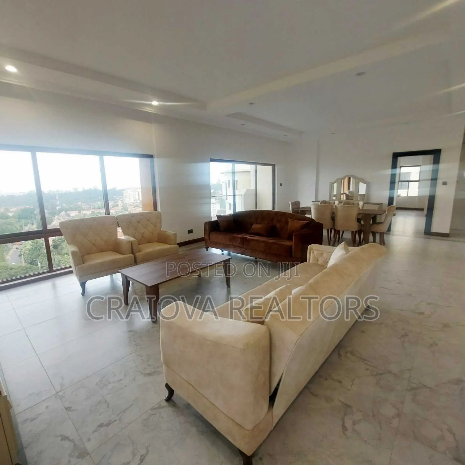 Furnished 3bdrm Apartment in Kileleshwa for rent