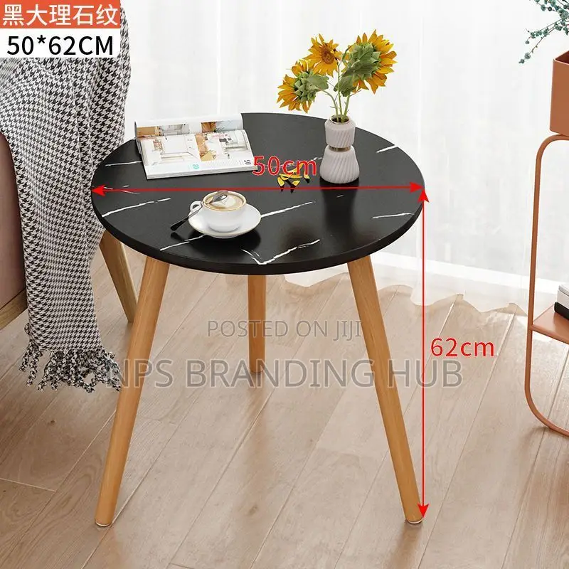 Side Table Marble Effect Table Jm