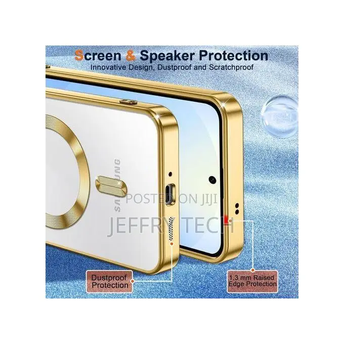 Samsung Galaxy A56 Magsafe Compatible Transparent Case - Shockproof,