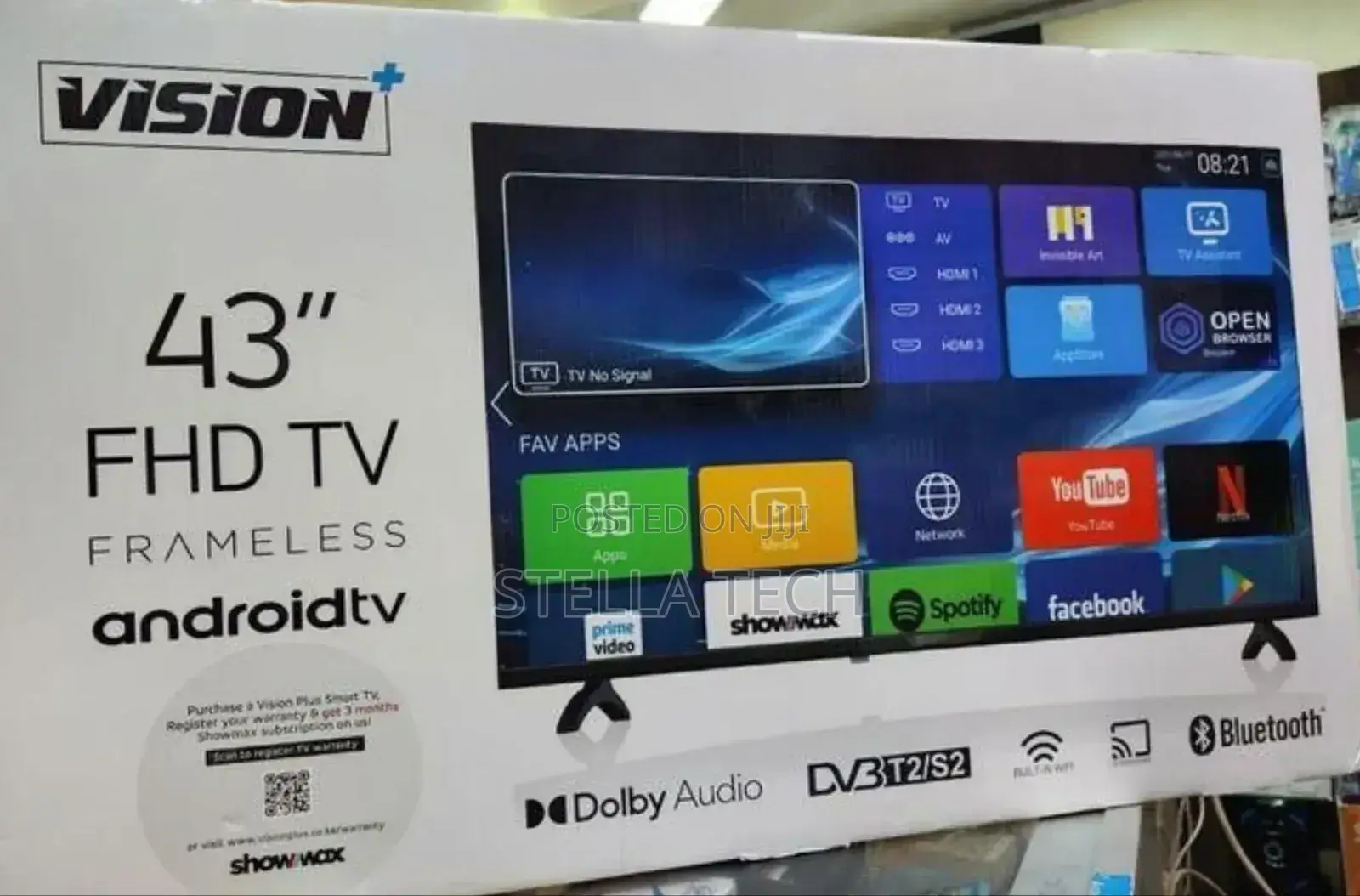 Vision Plus 43inches Whale Tv