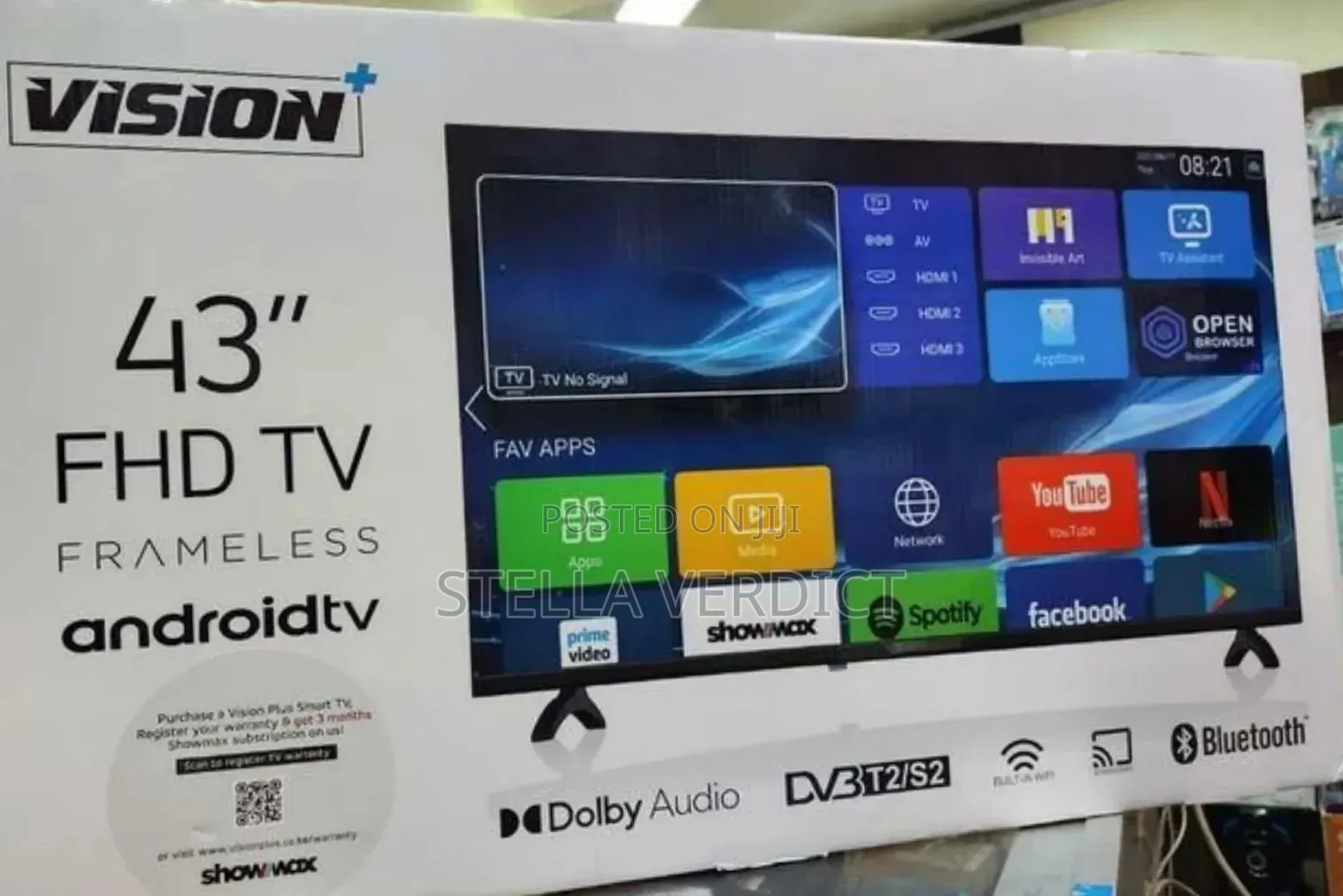Vision 43 Inches Vidaa Tv