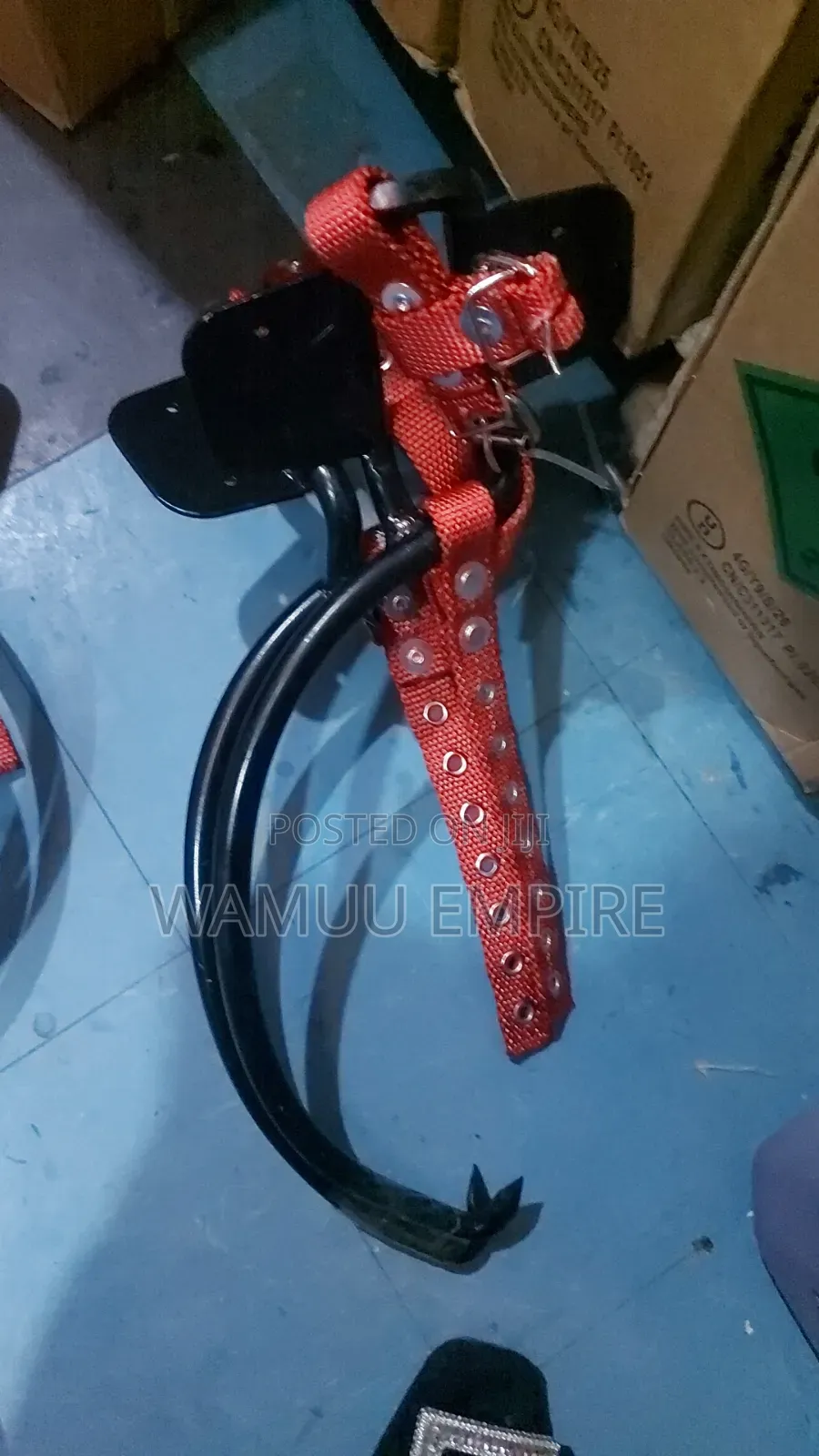 Set Of Wooden Pole Climbers