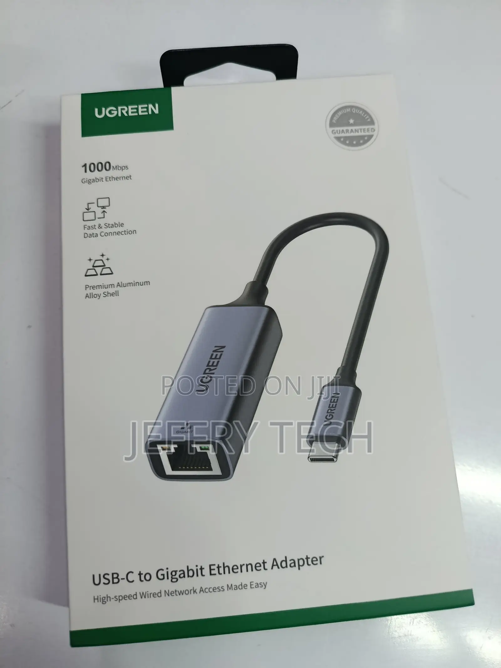 Ugreen Usb C to Ethernet Adapter, 1000mbps Gigabit Typec to Rj45 Netwo