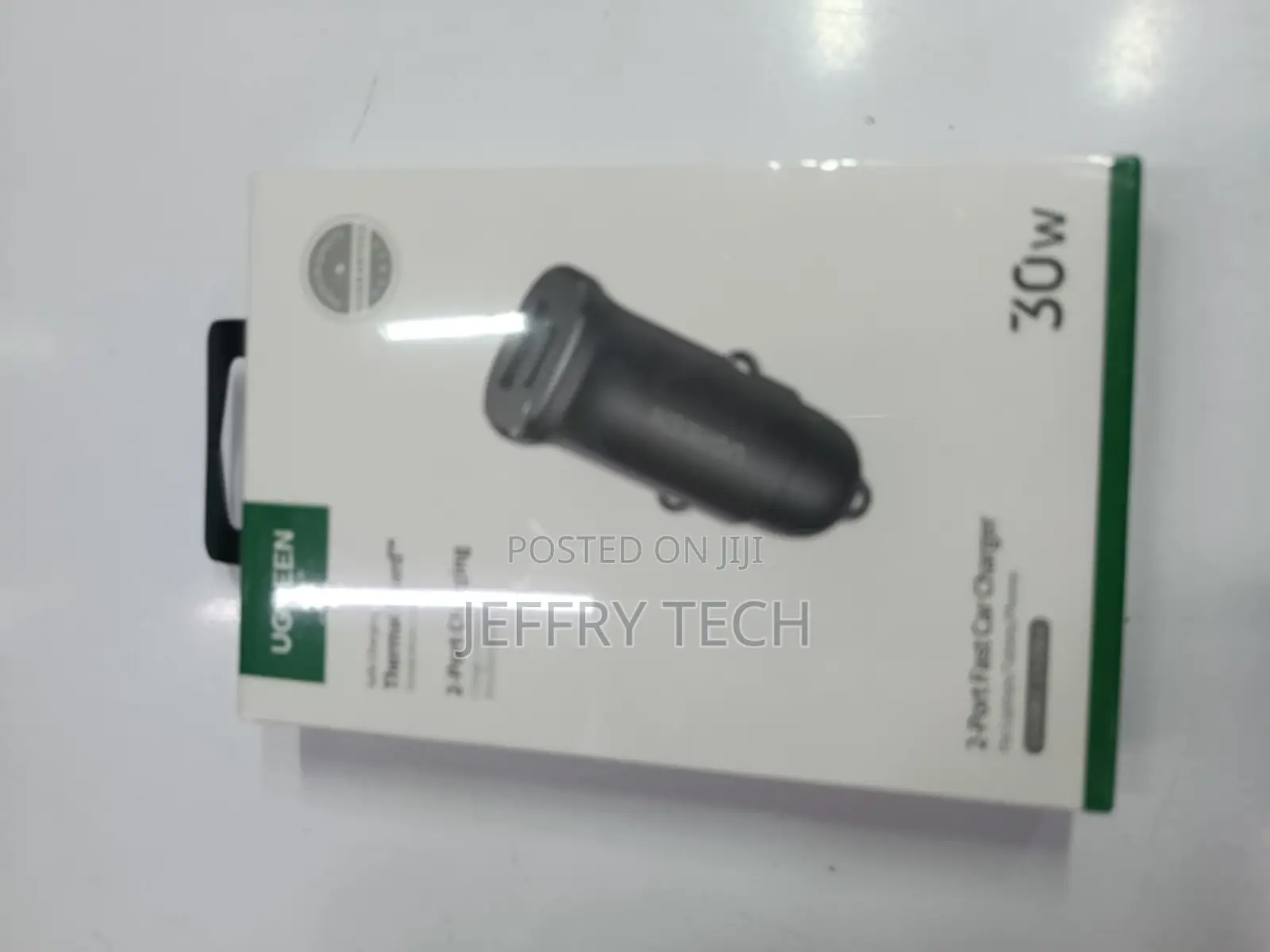 Ugreen 2-Port Fast Car Charger, Specifically the 30w Model Designed