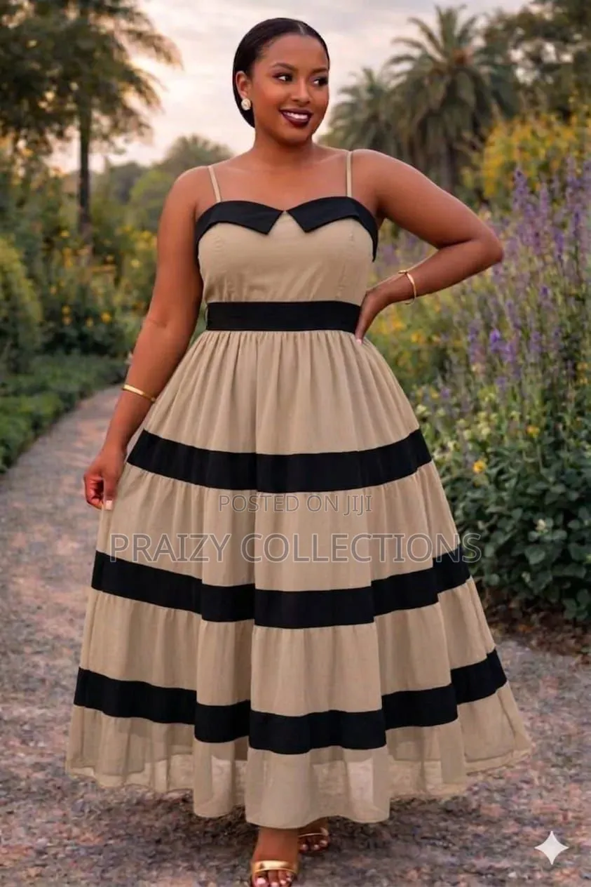 Elegant Tiered Maxi Dress 