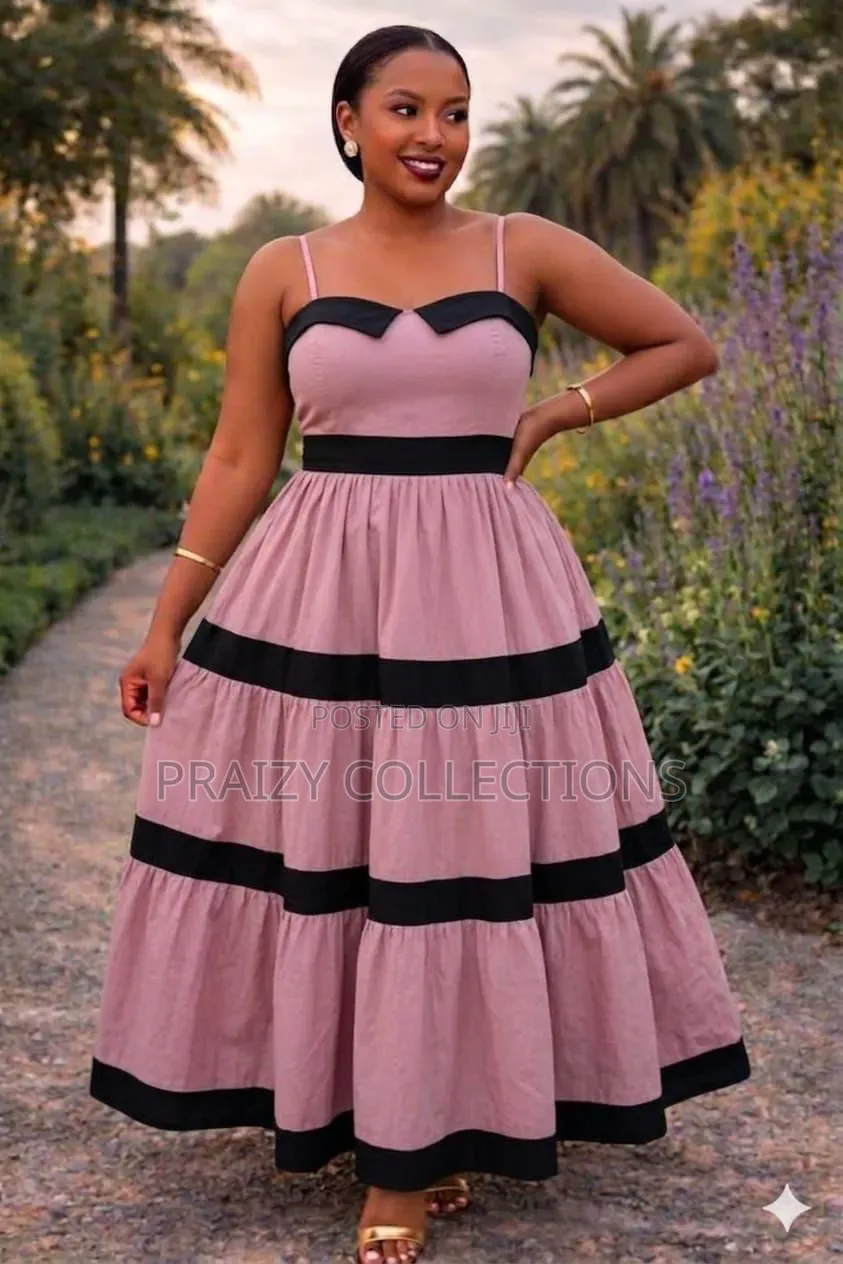 Elegant Tiered Maxi Dress 