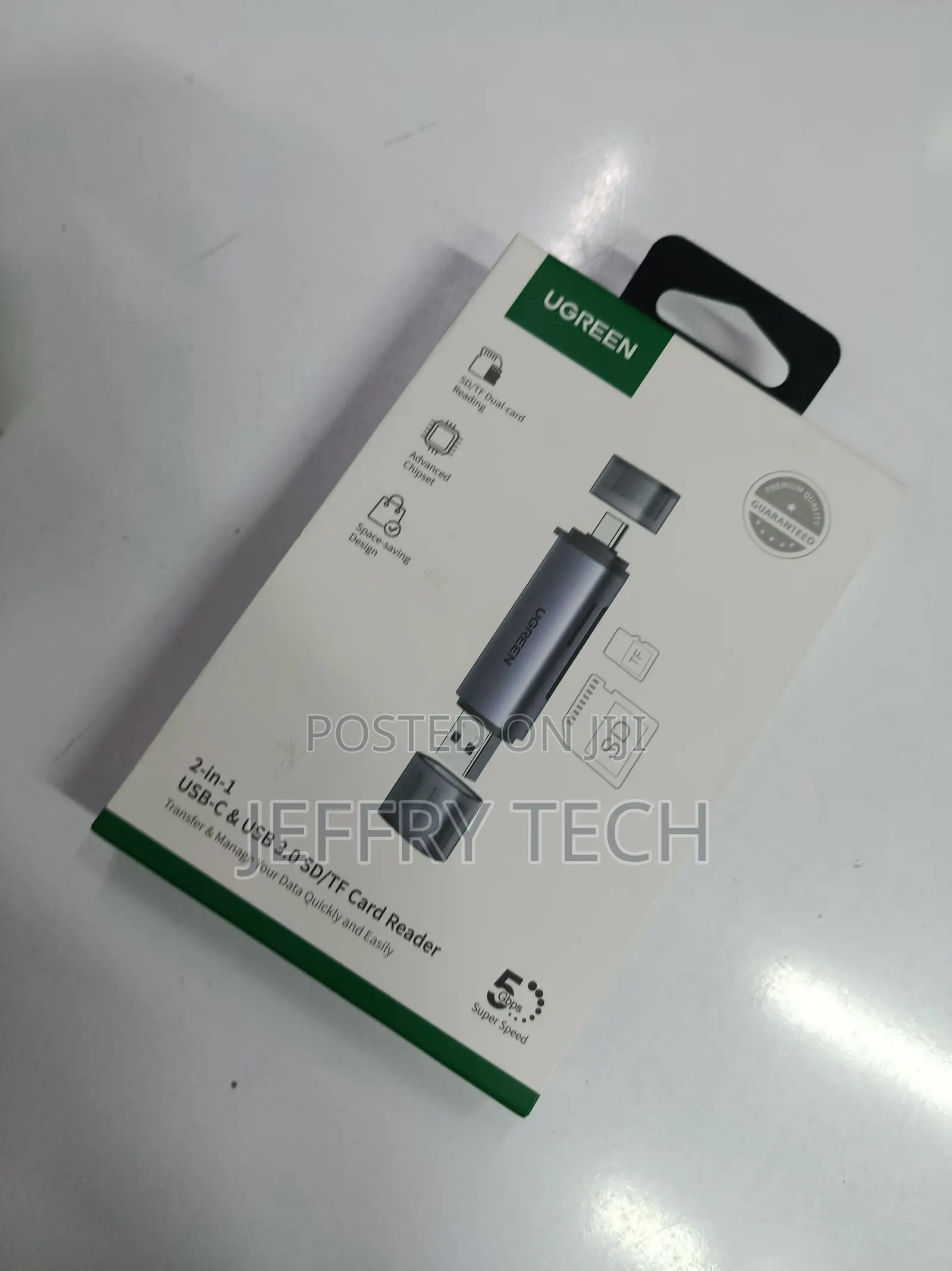 Ugreen Sd Card Reader Usb 3.0/Usb C Otg Dual Slot Memory Card Adapter