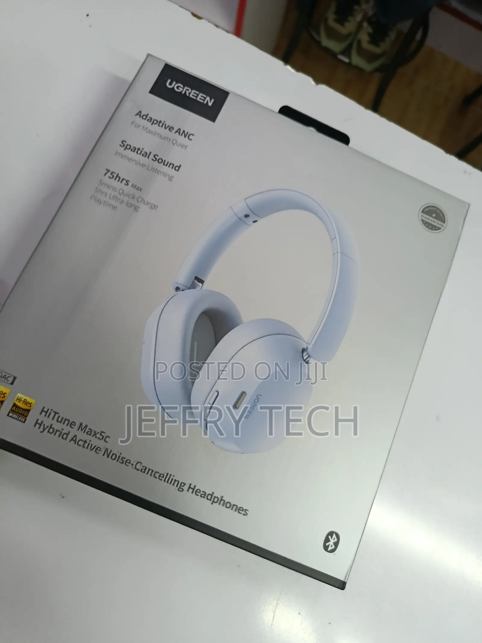 Ugreen Hitune Max5c Wireless Headphones, Hybrid Active Noise Cancellat