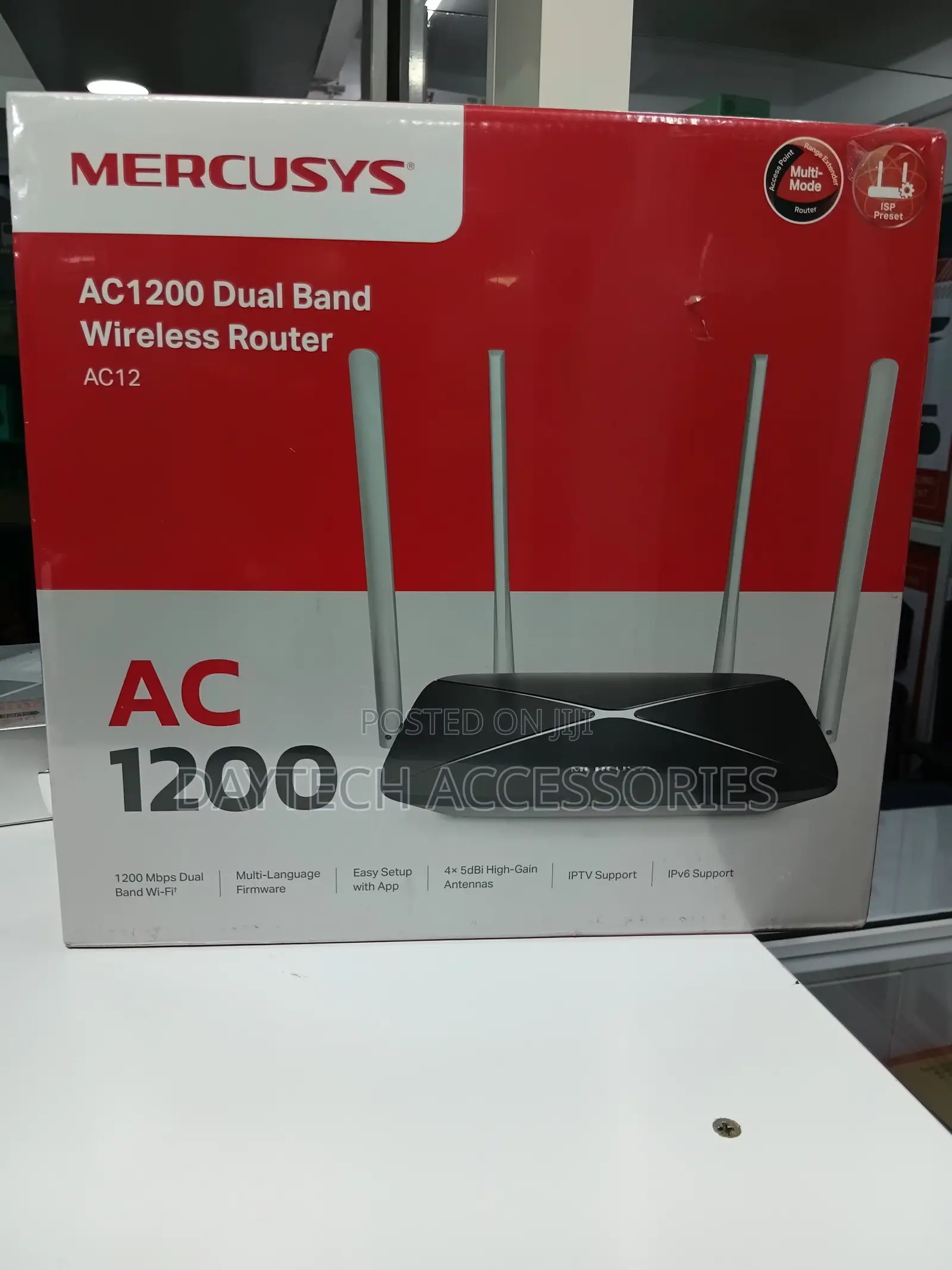 Mercusys Ac1200 Dual Band Wireless Router (Ac12)