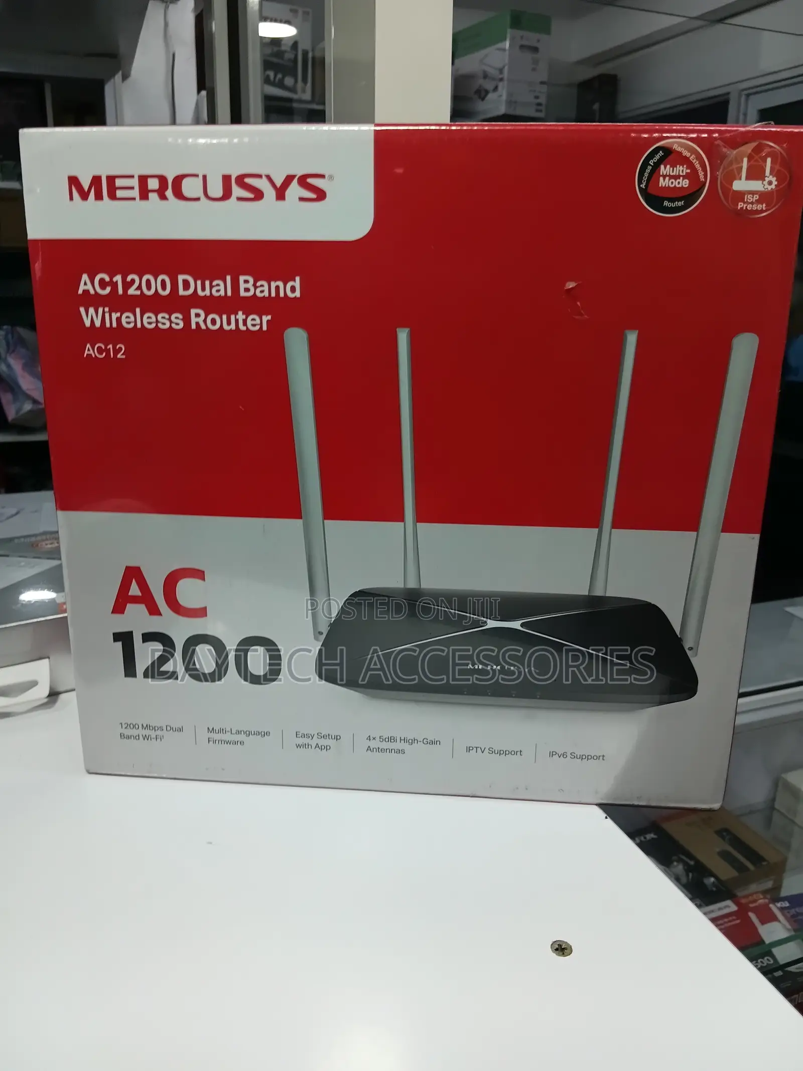 Mercusys Ac1200 Dual Band Wireless Router (Ac12)