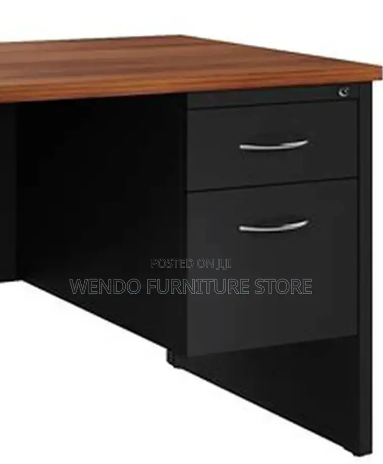 Office Desk; 1200mm Executive Home Office Brown Desktop Table