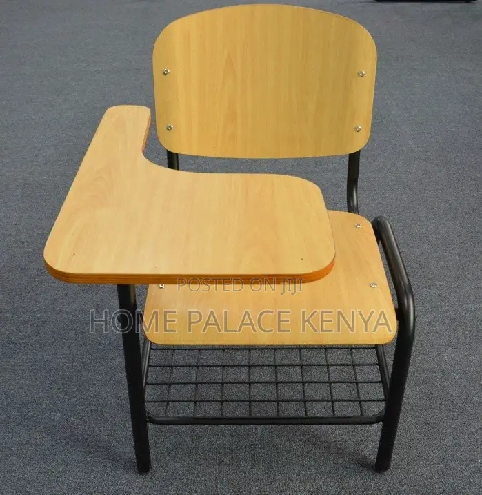 Student Chair: Classroom Seating Chair With Writing Table and Storage