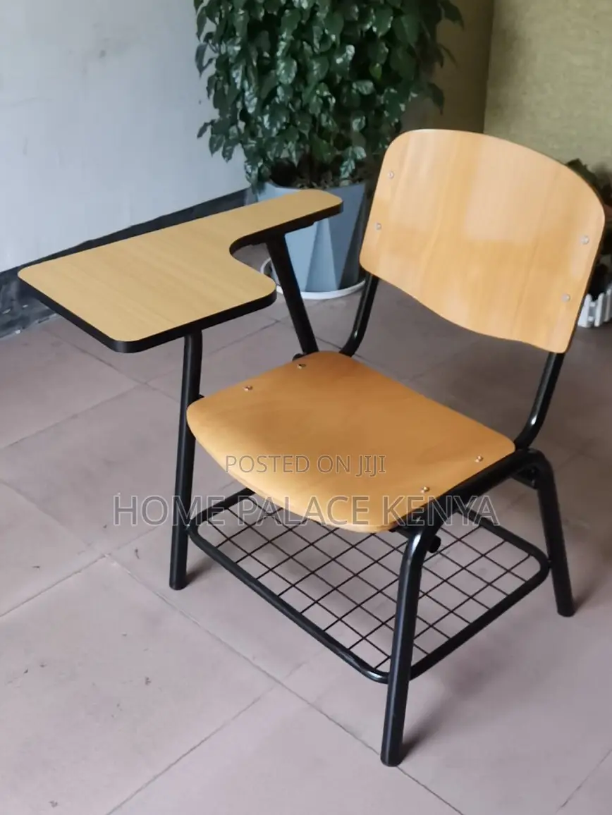 Student Chair: Classroom Seating Chair With Writing Table and Storage