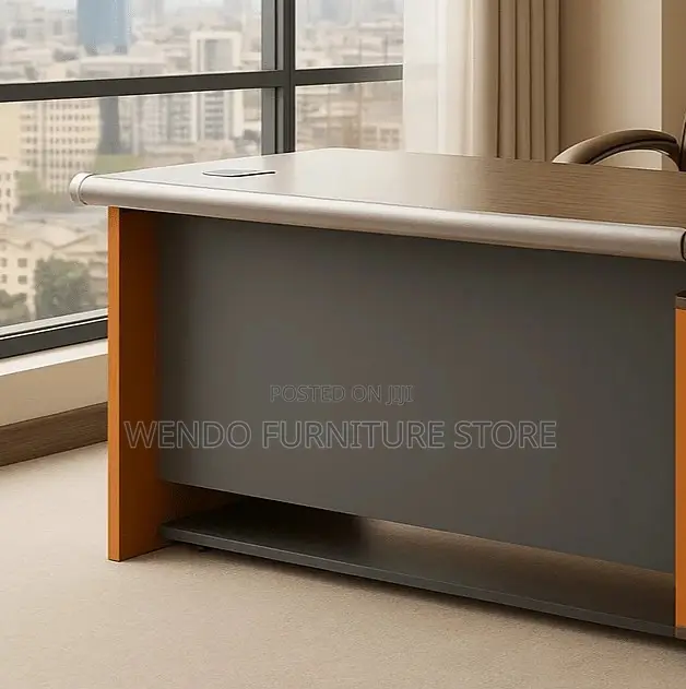 Office Desk; 1.6 Meters Executive High End Desk With L Return