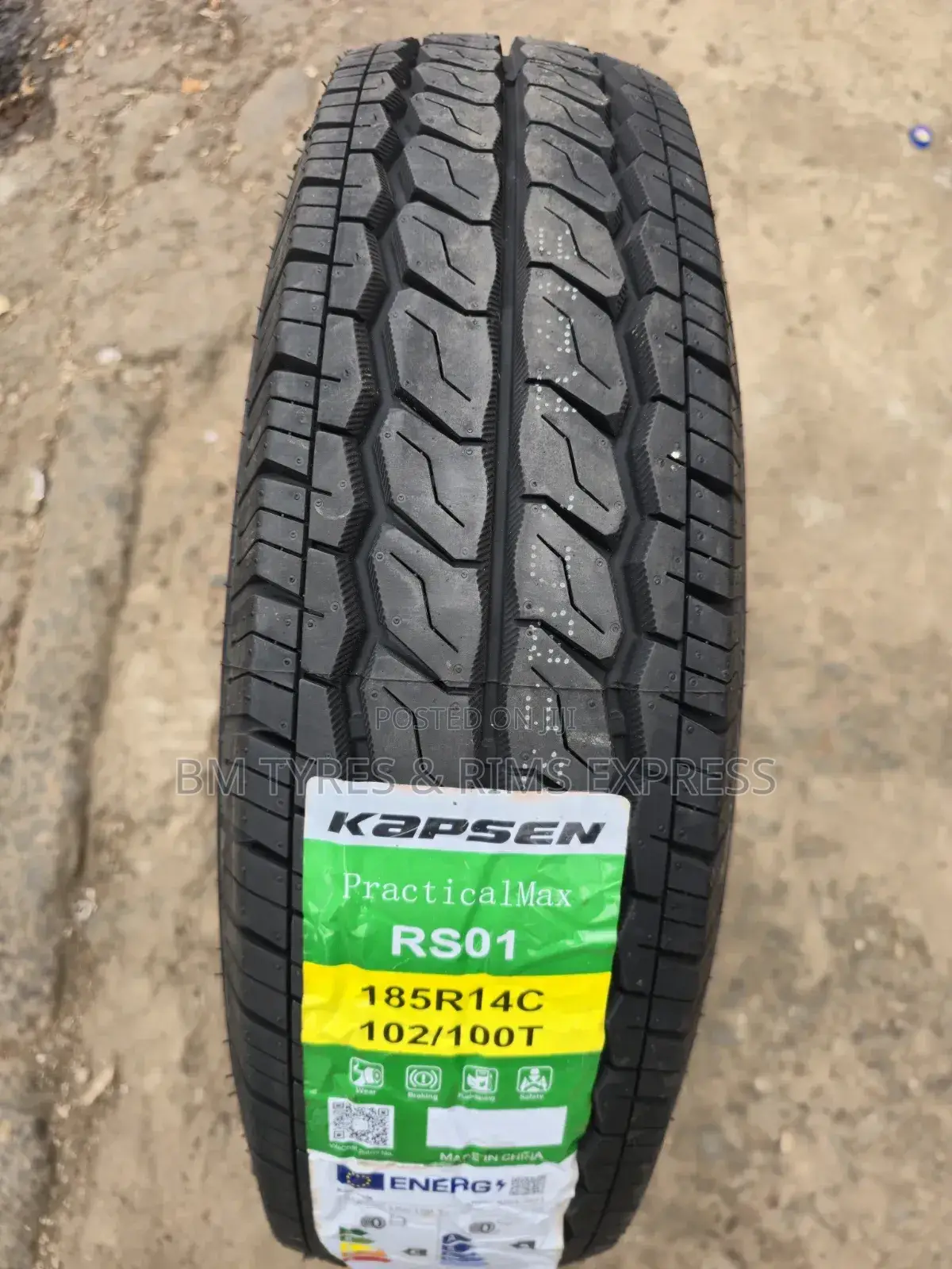 185 R14 Kapsen Tires (Commercial)