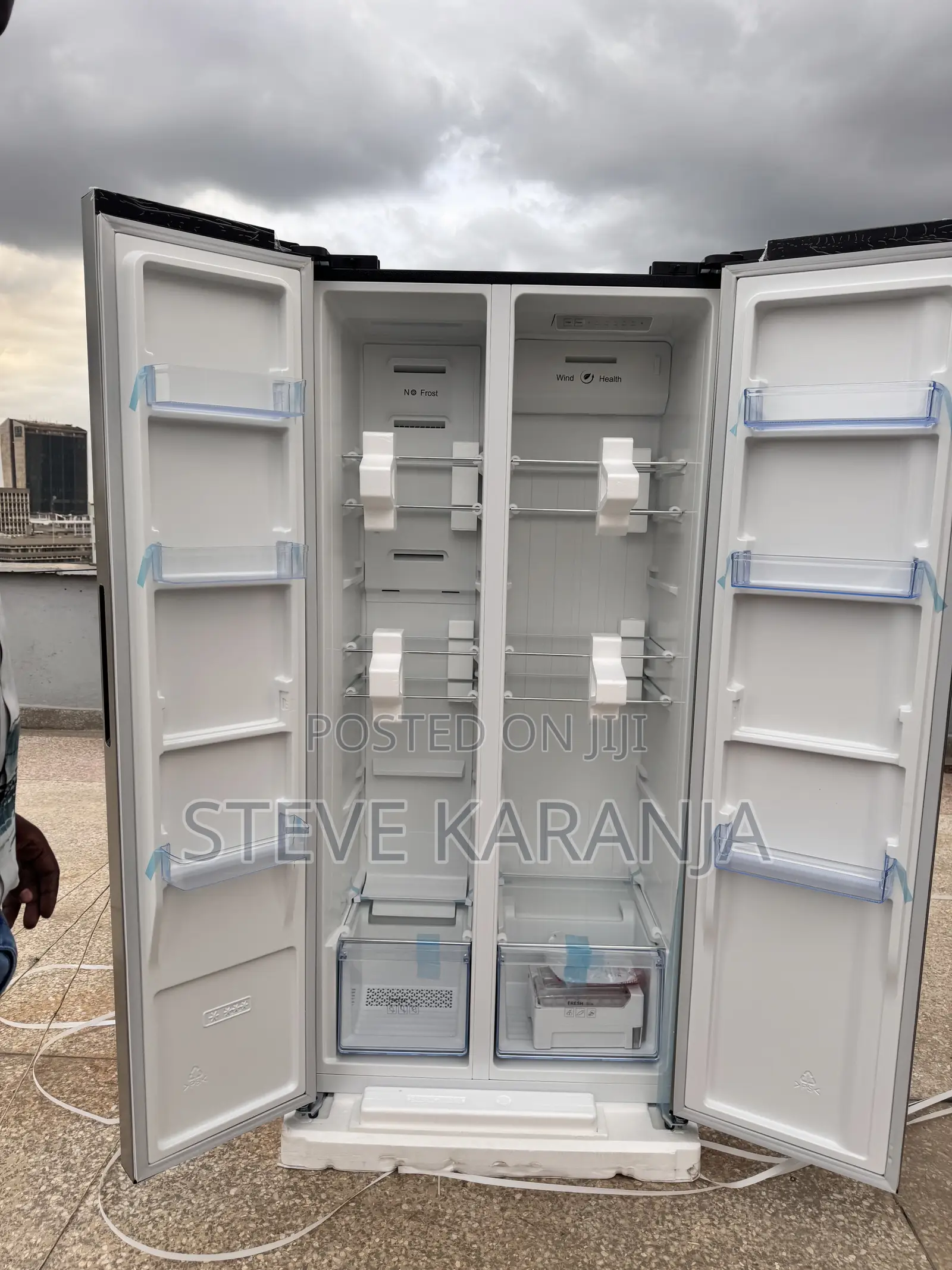 Von Side by Side 442l Fridge No Frost Fridge