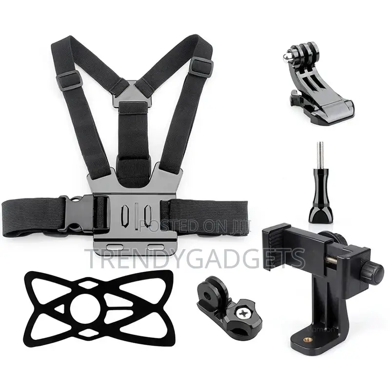 Adjustable Phone Chest Mount for Cycling Hiking Vlogs