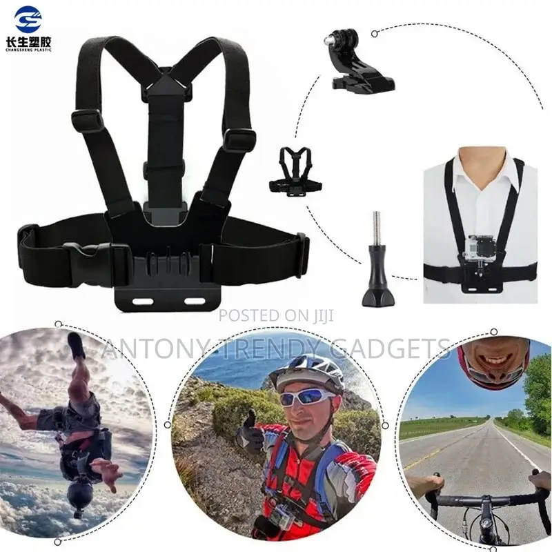 Adjustable Head Strap Mount for Phone Action Camera