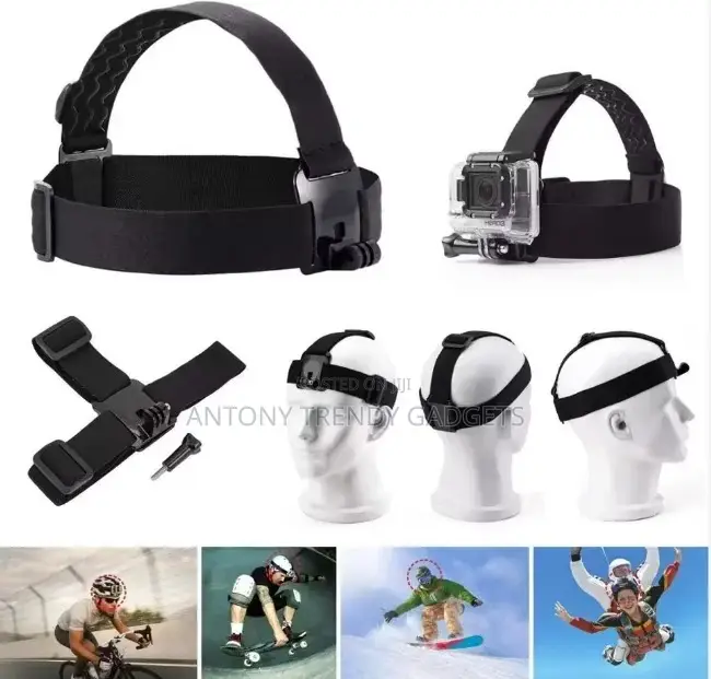 Pov Head Mount Harness for Smartphone Video Recording