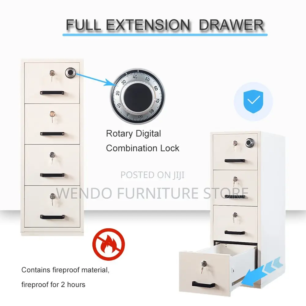 Office Safes Metallic Executive Cooparerations Fireproof Safe Cabinet