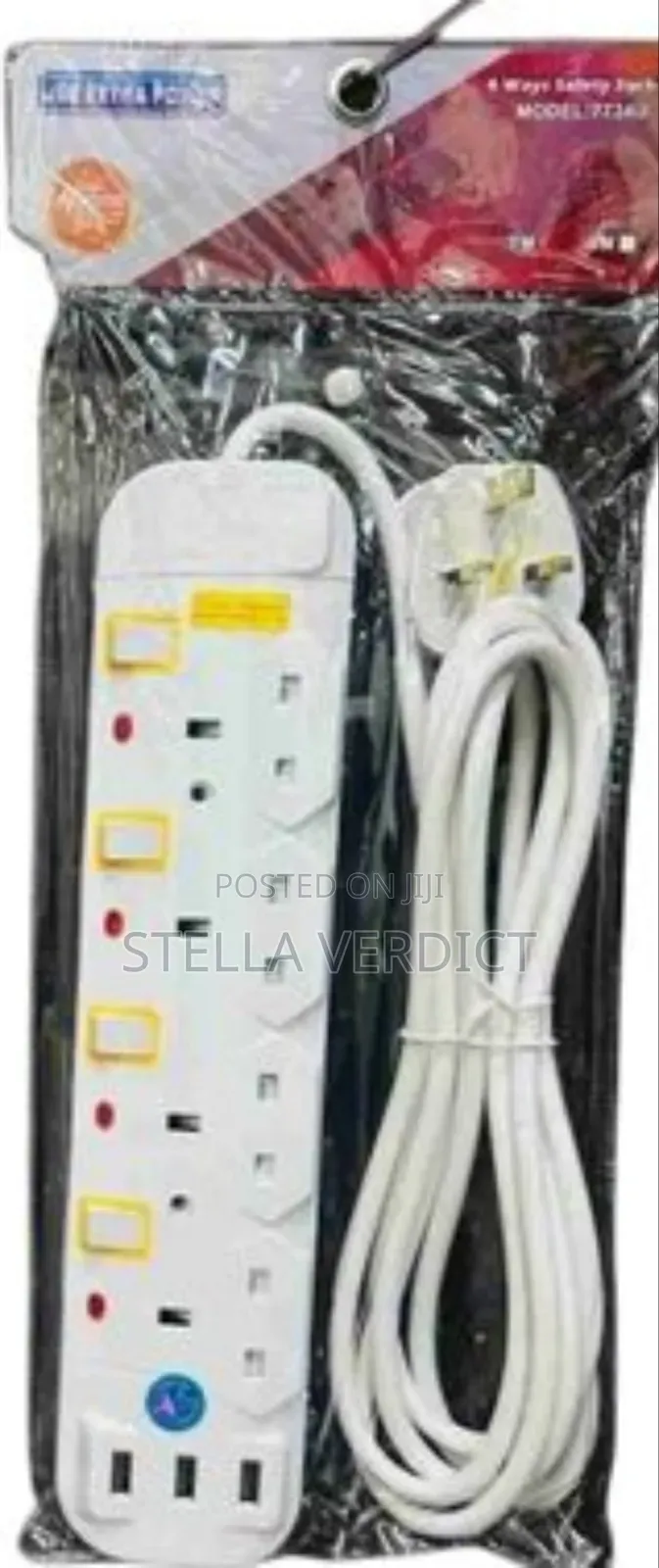 3m 4 Way Extension With Usb and Type C Ports