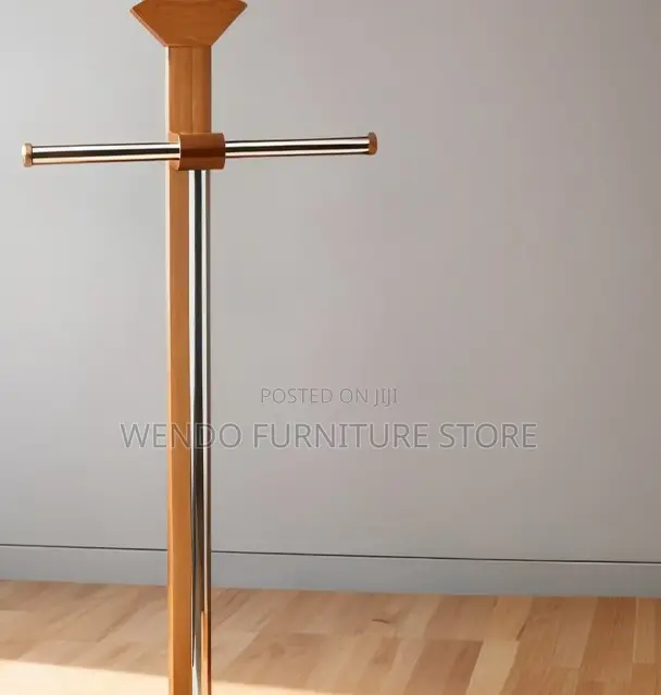 Hangers; Mahogany Long Office Coat and Hat Hangers